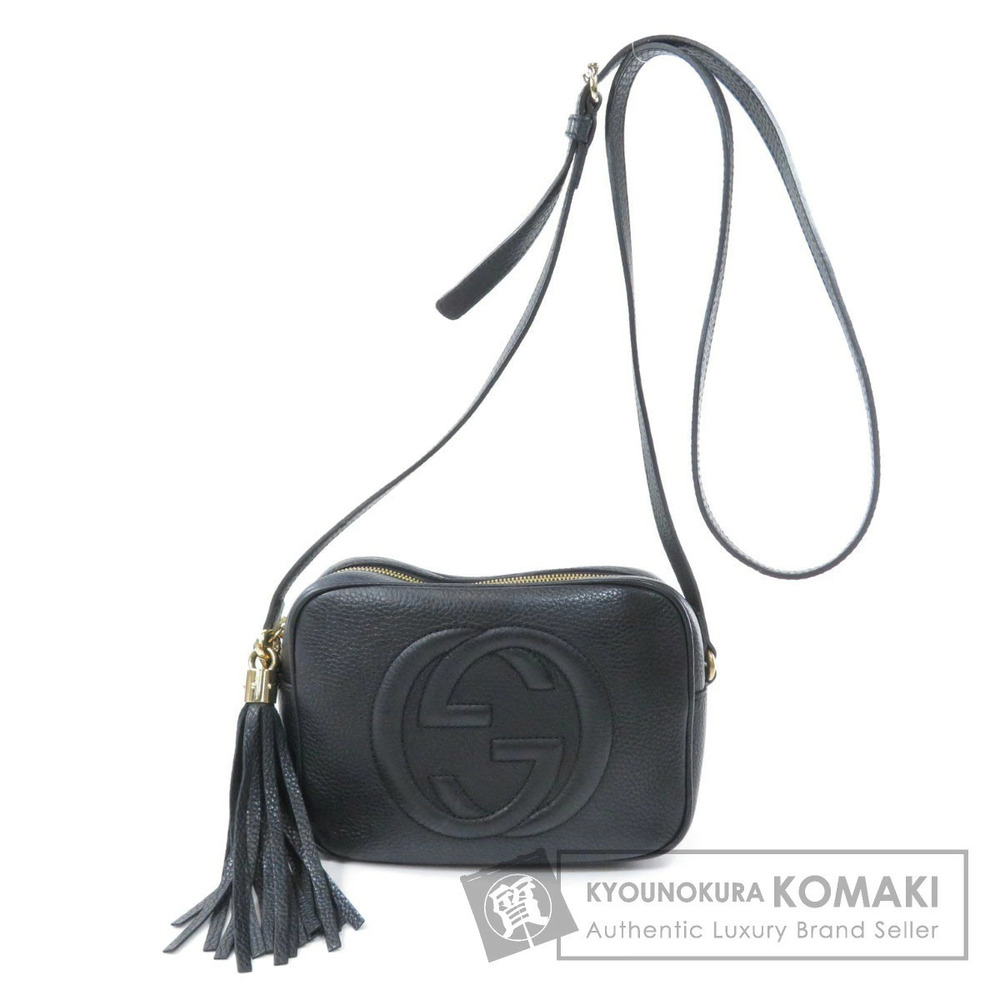 Gucci Soho Interlocking GG Shoulder Bag Leather